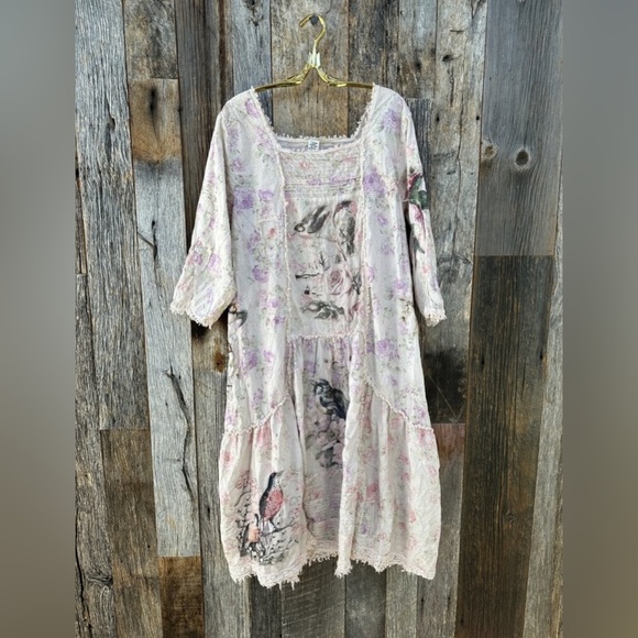 🎁🎄🎅🏻Magnolia Pearl Floral Helenia Dress 874-CUPRO - Picture 8 of 11